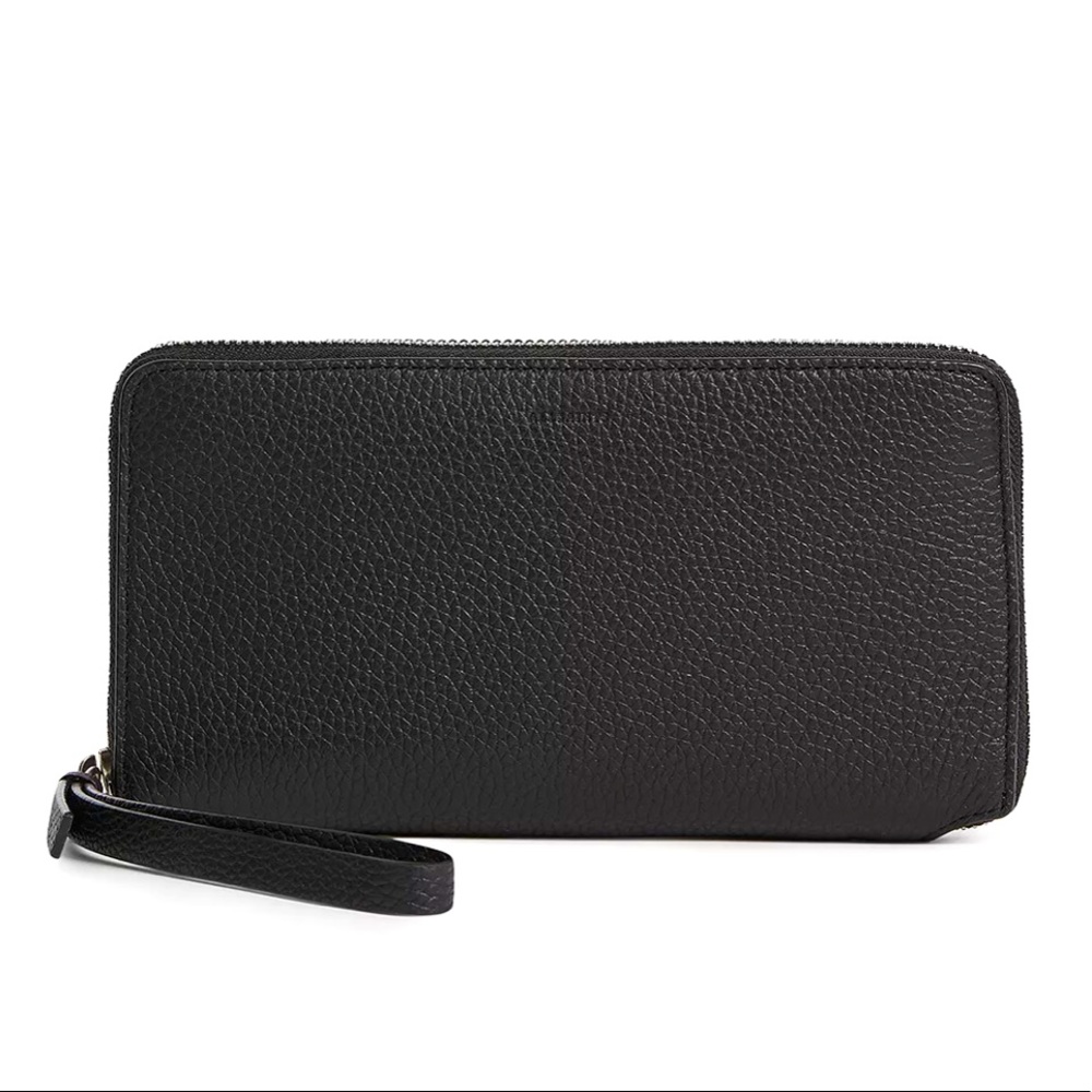 ALLSAINTS Fetch Leather Wallet Phone Wristlet